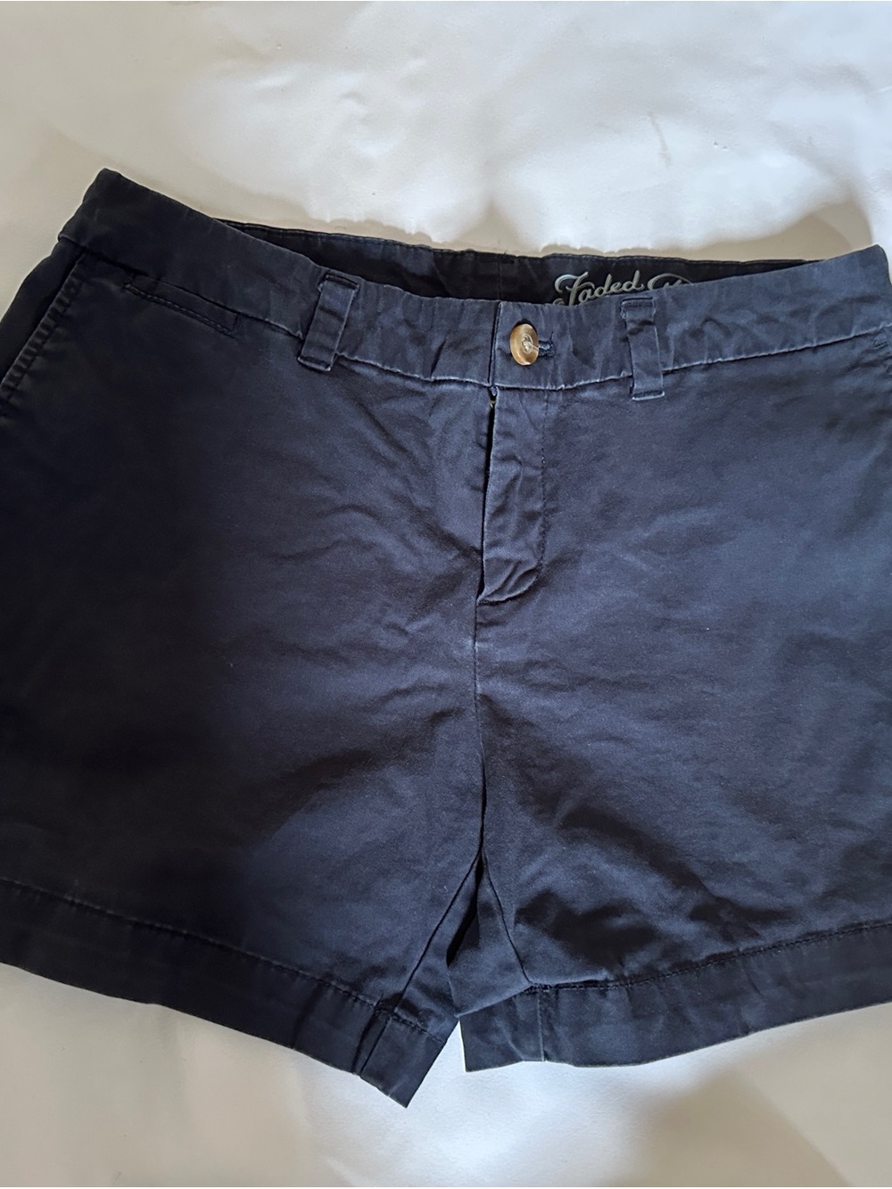 Faded Glory Women's Dark Navy Chino Shorts